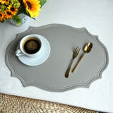 Leather Placemats Retro Style European Creative Mats Nordic waterproof Oil-proof Western Placemats
