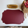 Leather Placemats Retro Style European Creative Mats Nordic Waterproof Oil-proof Western Placemats
