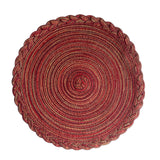 Faux Cotton Yarn Placemats, cable knit, Heat-insulating Mats Coasters