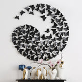 Ceramic Butterfly Creative 3D Wall Hanging Sofa TV Background Wall Home Soft Decoration DIY