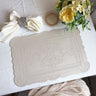 PVC Placemats Retro Style European Creative Mats Nordic waterproof Oil-proof Western Placemats