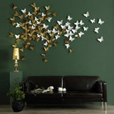 Ceramic Butterfly Creative 3D Wall Hanging Sofa TV Background Wall Home Soft Decoration DIY