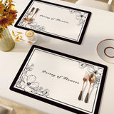 American Style Leather Placemat Heat-resistant Waterproof Oil-proof Placemat