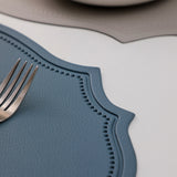 Leather Placemats Retro Style European Creative Mats Nordic waterproof Oil-proof Western Placemats