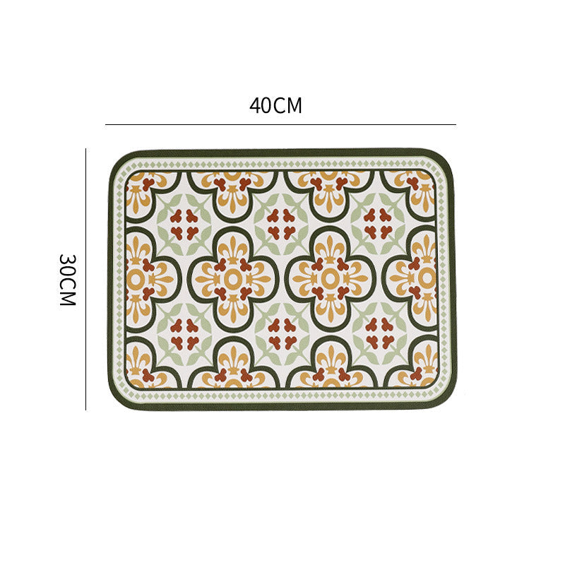 Leather Placemat Oil-proof Waterproof American-style Luxury Placemat