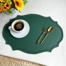 Leather Placemats Retro Style European Creative Mats Nordic waterproof Oil-proof Western Placemats