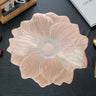 Lotus Flower Placemat Heat-proof Waterproof Oil-proof Washable PVC Heat-insulating Mat