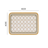 Leather Placemat Oil-proof Waterproof American-style Luxury Placemat