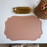 Leather Placemats Retro Style European Creative Mats Nordic Waterproof Oil-proof Western Placemats