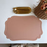 Leather Placemats Retro Style European Creative Mats Nordic Waterproof Oil-proof Western Placemats