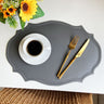 Leather Placemats Retro Style European Creative Mats Nordic waterproof Oil-proof Western Placemats