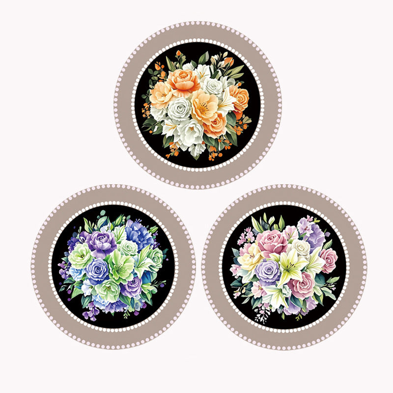 Flower Coffee Coasters Heat-insulating Quick-drying Coffee Cup Mat