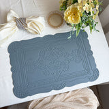 PVC Placemats Retro Style European Creative Mats Nordic waterproof Oil-proof Western Placemats