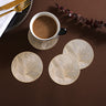 Nordic Style Kaleidoscopic Flowers Premium Coasters Coffee Coasters