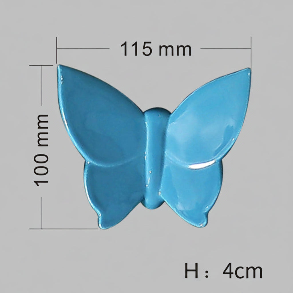 Ceramic Butterfly Creative 3D Wall Hanging Sofa TV Background Wall Home Soft Decoration DIY