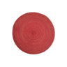 Nordic Style Faux Cotton Yarn Round Ramie Woven Coaster heat-insulating Plate mat Placemats