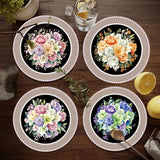 Flower Coffee Coasters Heat-insulating Quick-drying Coffee Cup Mat