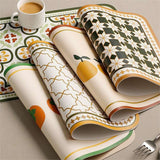 Leather Placemat Oil-proof Waterproof American-style Luxury Placemat