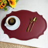 Leather Placemats Retro Style European Creative Mats Nordic waterproof Oil-proof Western Placemats