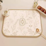American Style Leather Placemat Waterproof Oil-proof Luxurious Heat-insulating Placemat