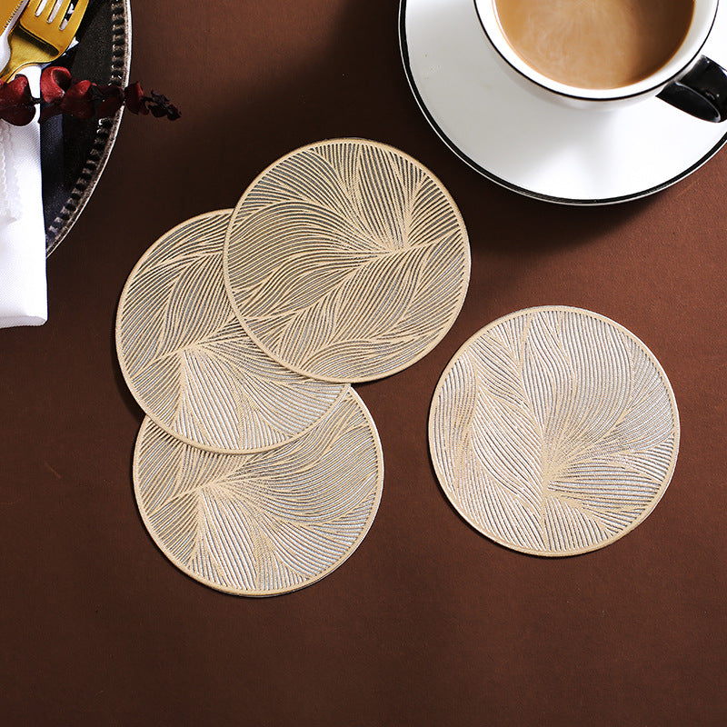 Nordic Style Kaleidoscopic Flowers Premium Coasters Coffee Coasters