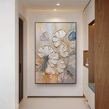 Hand-painted Oil Painting Living Room Decorative Painting Three-dimensional Textured Wave Wall Hanging