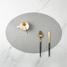 PE Placemats Teslin PE Placemats Round Placemats Heat-insulating Placemats