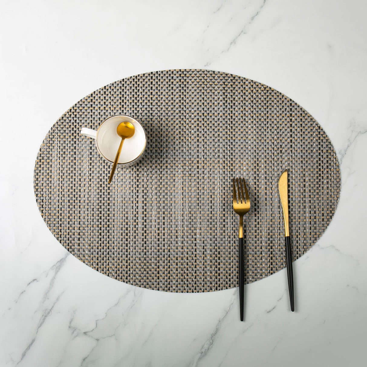 PE Placemats Teslin PE Placemats Round Placemats Heat-insulating Placemats