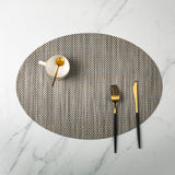 PE Placemats Teslin PE Placemats Round Placemats Heat-insulating Placemats