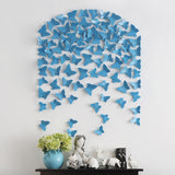 Ceramic Butterfly Creative 3D Wall Hanging Sofa TV Background Wall Home Soft Decoration DIY