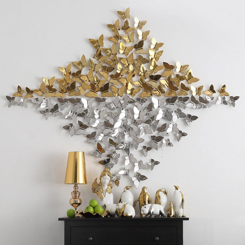 Ceramic Butterfly Creative 3D Wall Hanging Sofa TV Background Wall Home Soft Decoration DIY