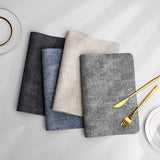 Leather Placemat Textured Fabric Waterproof Oil-proof Nordic Style Heat-insulating Mat