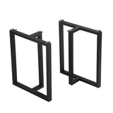 Black Steel Metal Table Legs T-Shape L002