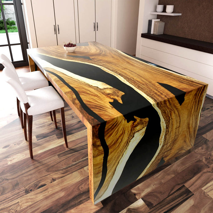 Custom Walnut Epoxy Kitchen Countertop WRT-57