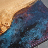 Artisan Galaxy Epoxy and Poplar Wood Dining Table PRT-12