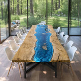 Artisan Poplar Epoxy Ocean Conference Table PRT-07