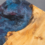 Artisan Galaxy Epoxy and Poplar Wood Dining Table PRT-12