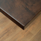 Custom Black Walnut Blue Epoxy and Wood Dining Table Blue Resin BRT-51