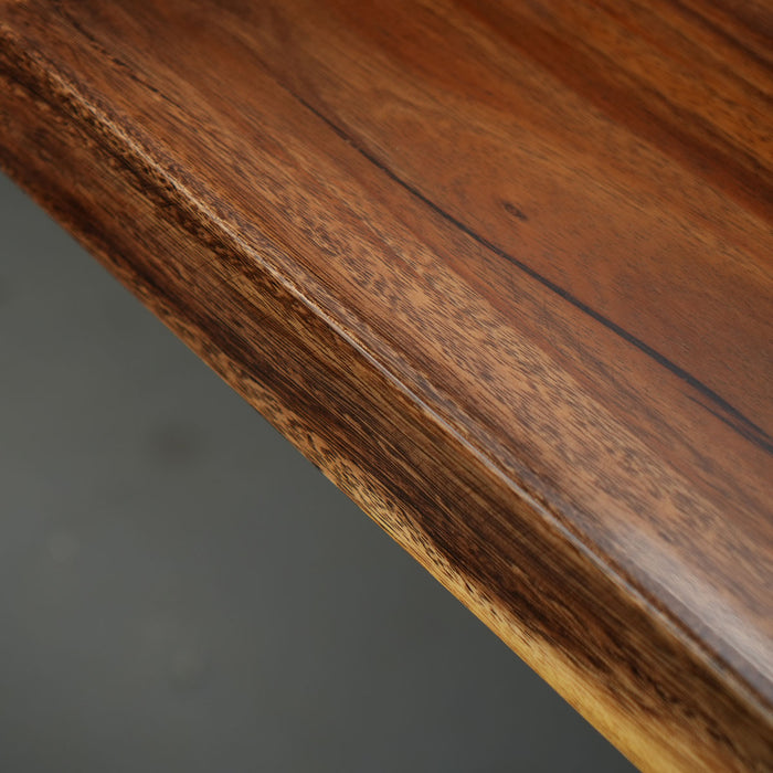 Blue River Epoxy Dining Table with Black Walnut Live Edge BRT-53